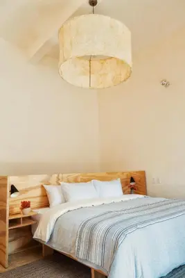 Cama o camas de una habitación en Casa Arrona Oaxaca