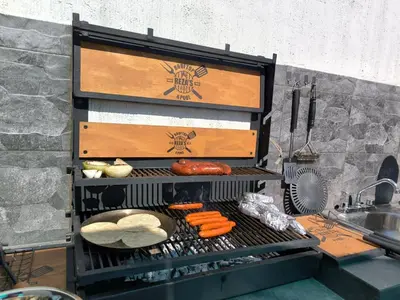 Barbacoa disponible para clientes en el apartamento