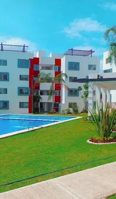 Piscina en o cerca de Departamento y Terraza Privada, Grill, Alberca y Aire Acondicionado