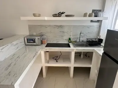 Una cocina o zona de cocina en Galaxy suites
