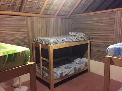 Cama o camas de una habitación en Mondala Hostal Carrizalillo