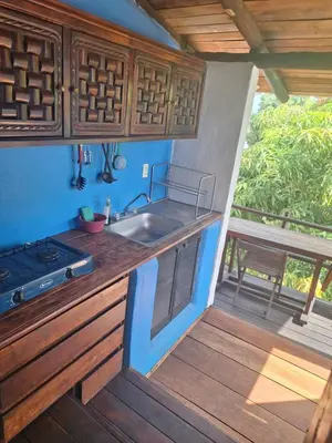 Una cocina o zona de cocina en Tower Bridge Hostel