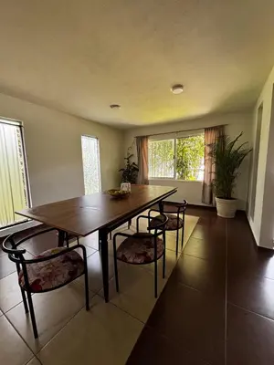 Zona de estar de Casa Bambú