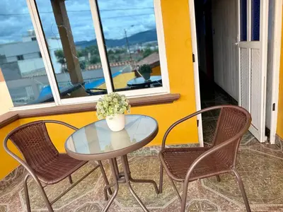 Un balcón o terraza de Residence in Chignahuapan