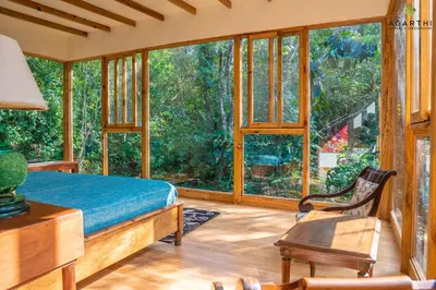 Jardín al aire libre en Agarthi