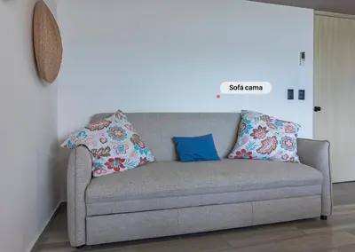 Zona de estar de Apartment with Pool Acapulco 1 Bedroom