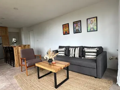 Zona de estar de Casa Madera 2C