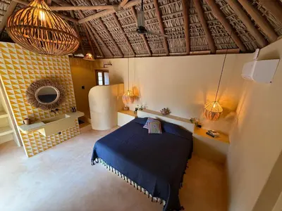 Cama o camas de una habitación en Casa Moka