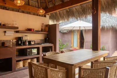 Una cocina o zona de cocina en Casa Moka