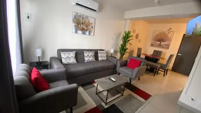 Zona de estar de Casa Oasis Veracruzano