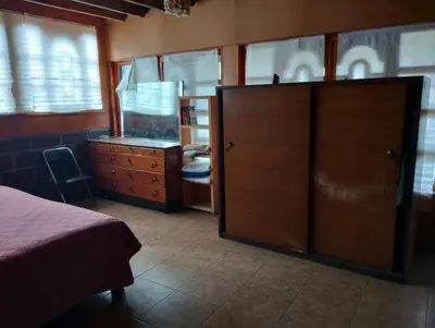 Cama o camas de una habitación en Cabaña Rùstica Amplia Céntrico TLAXCALA