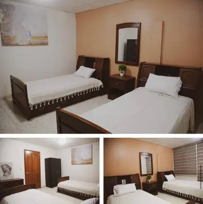 Cama o camas de una habitación en Casa Raju