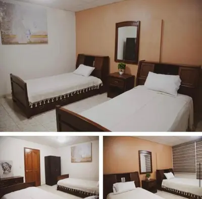 Cama o camas de una habitación en Casa Raju