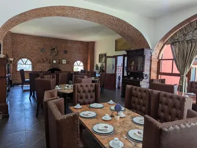 Zona de estar de Hotel Boutique Nueva Escocia Puebla