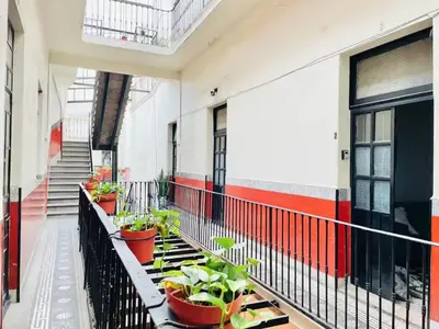 Un balcón o terraza de Departamento en casona del siglo XVI frente al Zócalo de Puebla #5