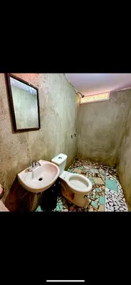 Un baño de El abrazo del viento