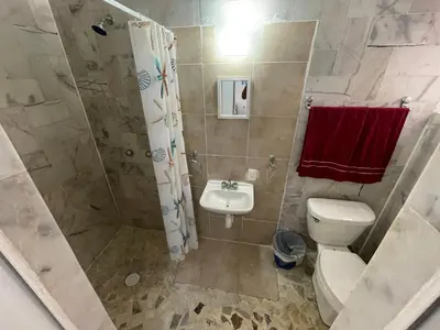 Un baño de Casa Blanca