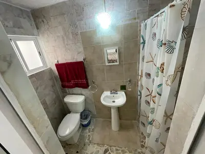 Un baño de Casa Blanca