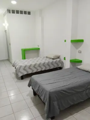 Cama o camas de una habitación en Mini departamento céntrico