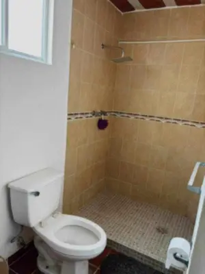Un baño de Las mejores vacaciones en Paraíso Diamante