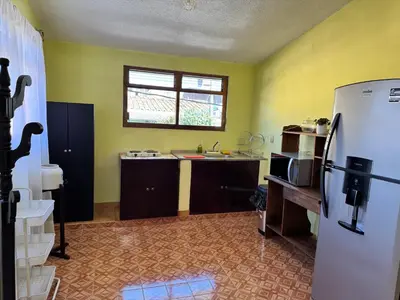 Una cocina o zona de cocina en Casa Verde