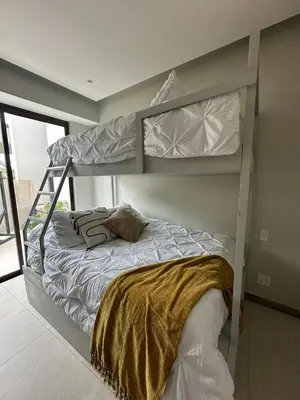 Cama o camas de una habitación en Inmejorable Acapulco