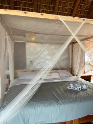 Cama o camas de una habitación en Casa Momento - Retiro frente al mar con Starlink en Ventanilla