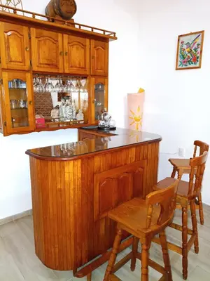 Una cocina o zona de cocina en Cabañas Chely