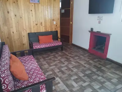 Zona de estar de Cabañas Chely