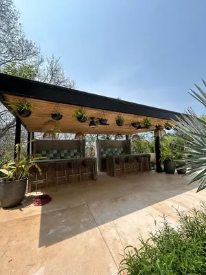Jardín al aire libre en Loft Kai