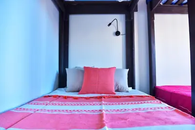 Cama o camas de una habitación en Departamento en Oaxaca para 18 personas - Con amenidades a 2,5km del centro