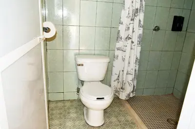 Un baño de Casa Macuil Punta Zicatela
