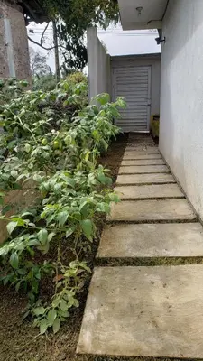 Jardín al aire libre en Hermosa y cálida casa en Jalacingo, Veracruz