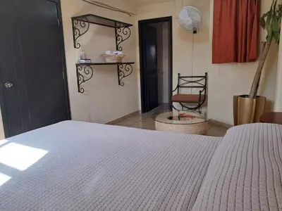 Cama o camas de una habitación en Hotel Antigua Encomienda