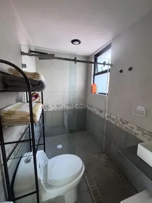 Un baño de Loft con terraza privada en CDMX