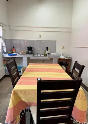 Una cocina o zona de cocina en Casa tulipán