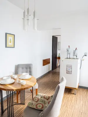 Zona de estar de Estilo y confort Apt Aire acondicionado y Terraza y Estudio