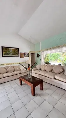 Zona de estar de casa en cuernavaca