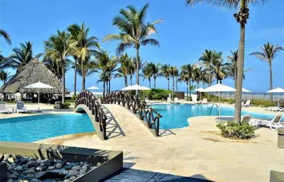 Piscina en o cerca de Departamento en Playa en La Isla Residences Acapulco
