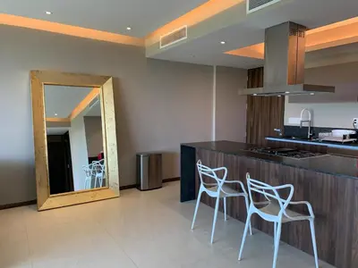 Una cocina o zona de cocina en Departamento en Playa en La Isla Residences Acapulco