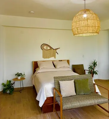 Cama o camas de una habitación en Coral Loft