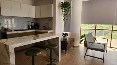 Una cocina o zona de cocina en Coral Loft