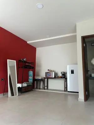 Una cocina o zona de cocina en Habitación Chero Premiun