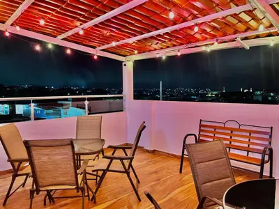 Un balcón o terraza de Mi bello Zacatlán-Loft Manzana Rayada
