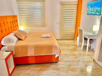Cama o camas de una habitación en Mi bello Zacatlán-Suite Manzana Delicia