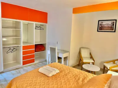 Cama o camas de una habitación en Mi bello Zacatlán-Suite Manzana Delicia