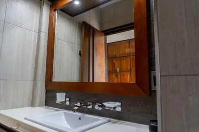 Un baño de Galerias Oaxaca Suites