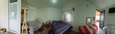 Cama o camas de una habitación en Hotel-Jardín Bella Oaxaca