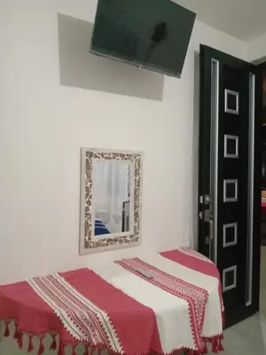 Cama o camas de una habitación en Hotel-Jardín Bella Oaxaca