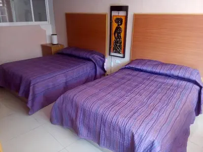 Cama o camas de una habitación en Hotel Mosjer